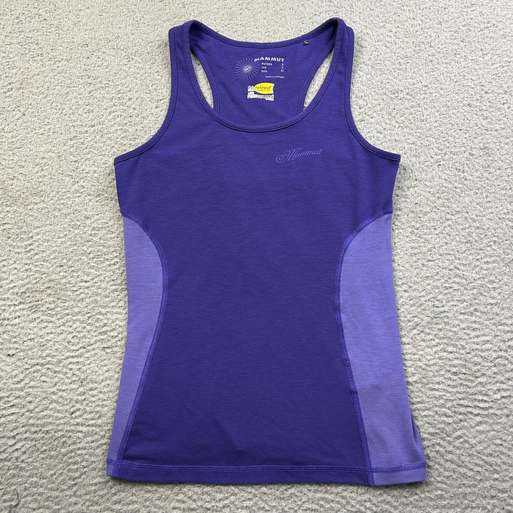 Mammut Tank Top Womens Purple Racerback Athletic Hiking Running Gym Size S
